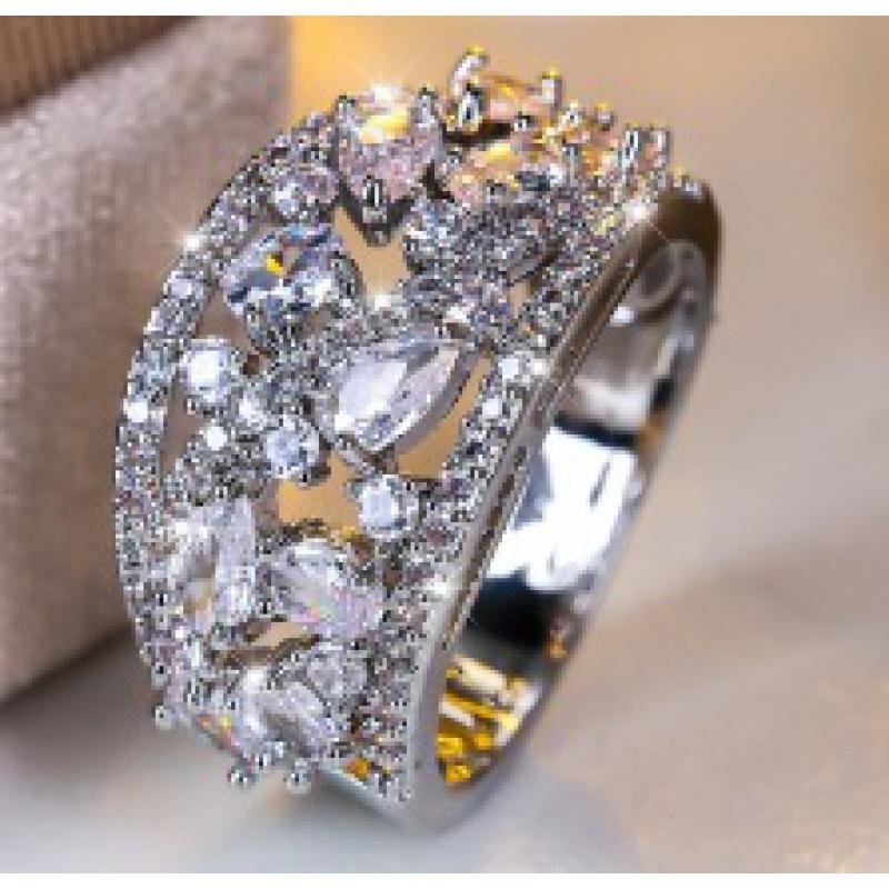 Explosive round hollow advanced texture ring unique personality ring no. 6
Explosive round hollow advanced texture ring unique personality ring no. 6