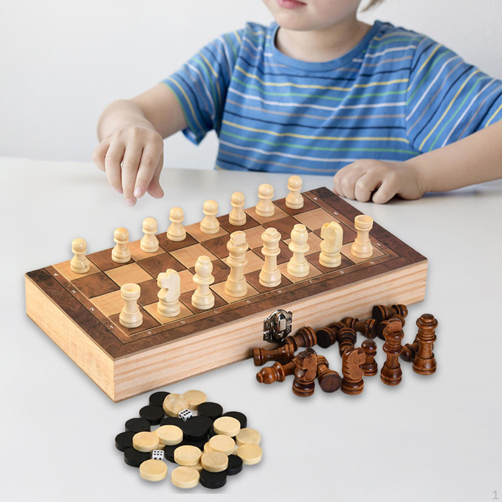 Шахи 3 в 1 Настільні ігри Cognitive Skills Folding Game Beginner for Indoor 24cmx24cmx1.8cm
Шахи 3 в 1 Настільні ігри Cognitive Skills Folding Game Beginner for Indoor 24cmx24cmx1.8cm