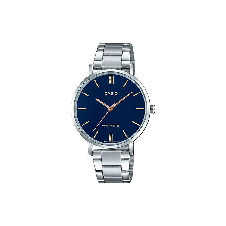 Casio Standard Series 30M Water Resistant Quartz Watch Women watches Blue LTP-VT01D-2B Blue Dial
Casio Standard Series 30M Water Resistant Quartz Watch Women watches Blue LTP-VT01D-2B Blue Dial