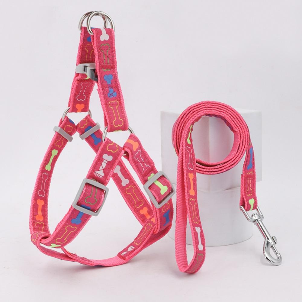 with Rope Colorful Bone Dog Harness Vest Adjustable Dog Chest Harness Dog Traction Vest Park S рожевий
with Rope Colorful Bone Dog Harness Vest Adjustable Dog Chest Harness Dog Traction Vest Park S рожевий