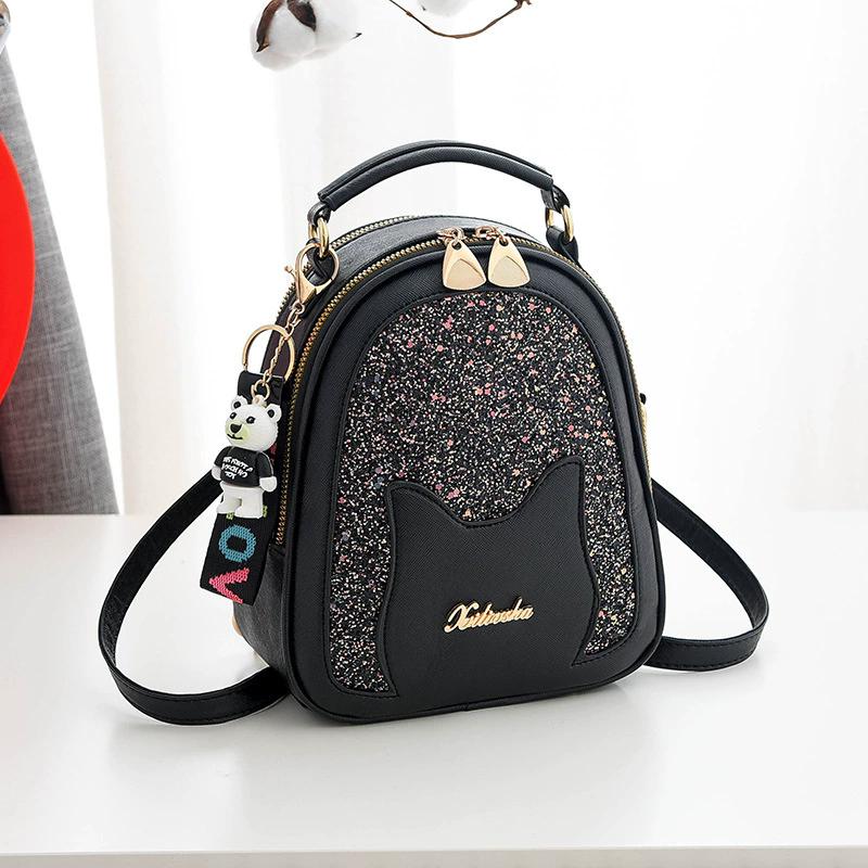 Women Faux Leather Bucket Bag, Street Style Small Shoulder Bag with Zipper & Mobile Phone Pocket, Casual Daily Crossbody Handbag чёрный
Women Faux Leather Bucket Bag, Street Style Small Shoulder Bag with Zipper & Mobile Phone Pocket, Casual Daily Crossbody Handbag чёрный