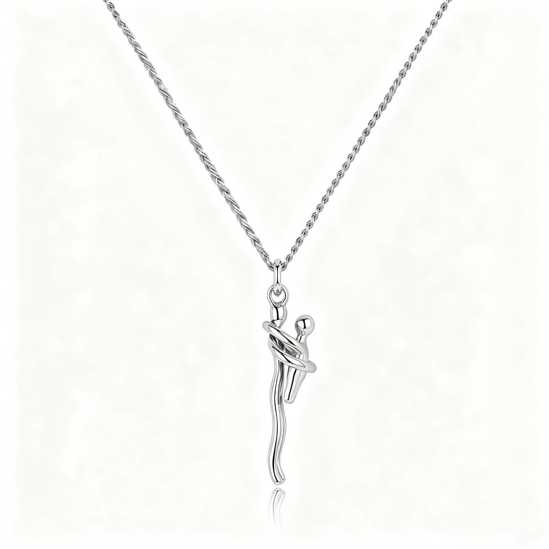 New Creative Couple Embrace Necklace Women s Fashion Collarbone Chain Passionate Couple Necklace Decoration Gift
New Creative Couple Embrace Necklace Women s Fashion Collarbone Chain Passionate Couple Necklace Decoration Gift