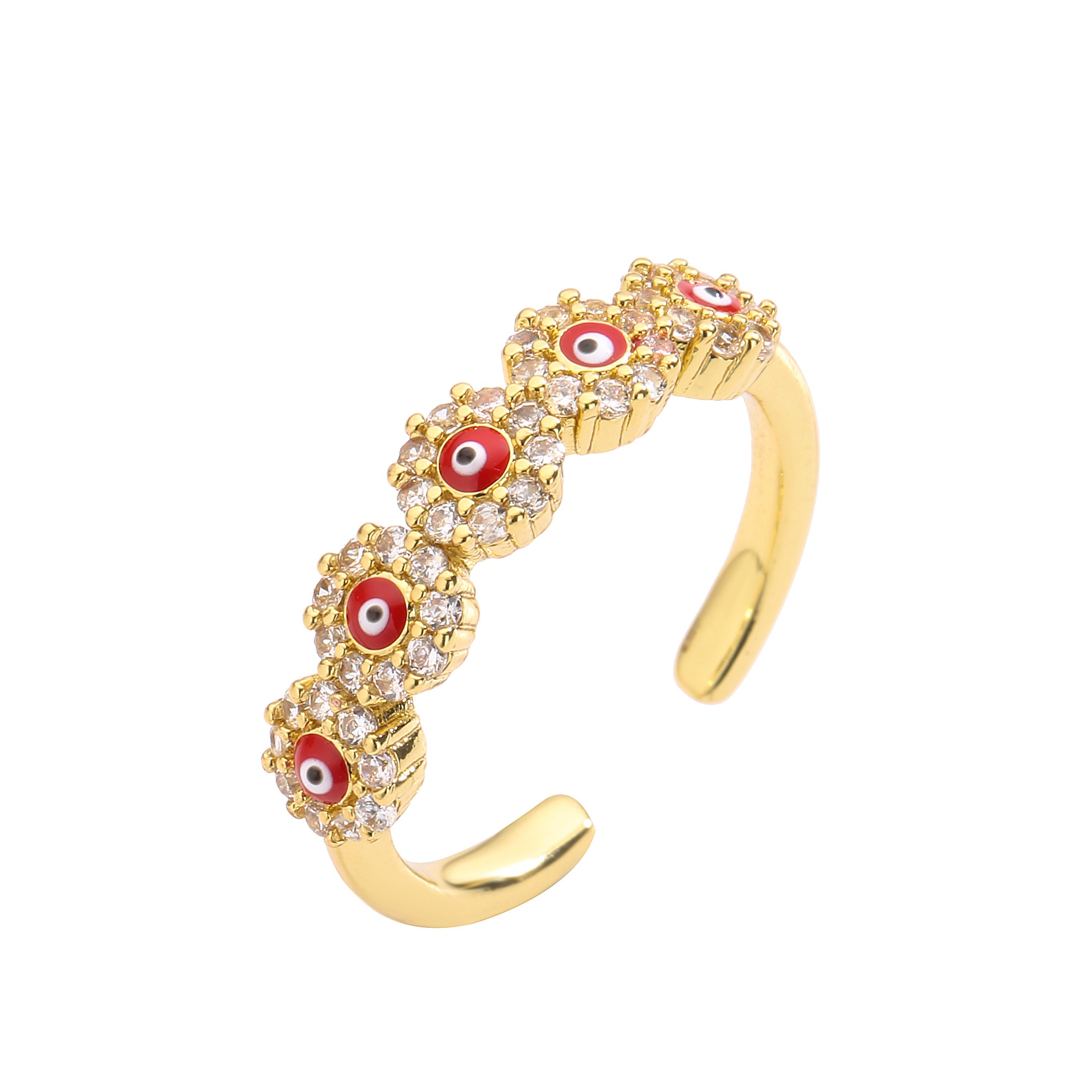 HECHENG,Enamel Zircon Cute Lovely Turkish Evil Eye Rings Wide Gold Color Eternity Band Rings For Women Drop Shipping красный
HECHENG,Enamel Zircon Cute Lovely Turkish Evil Eye Rings Wide Gold Color Eternity Band Rings For Women Drop Shipping красный
