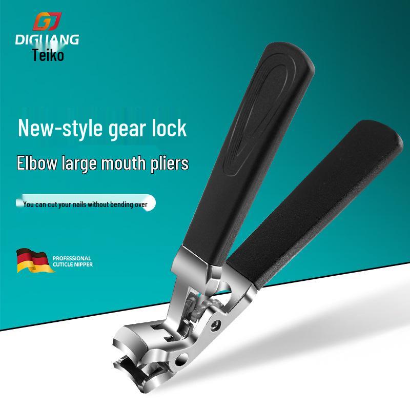 Curved Stainless Steel Toenail Clipper Set with Long Handle and Large Grip Single Unit
Curved Stainless Steel Toenail Clipper Set with Long Handle and Large Grip Single Unit