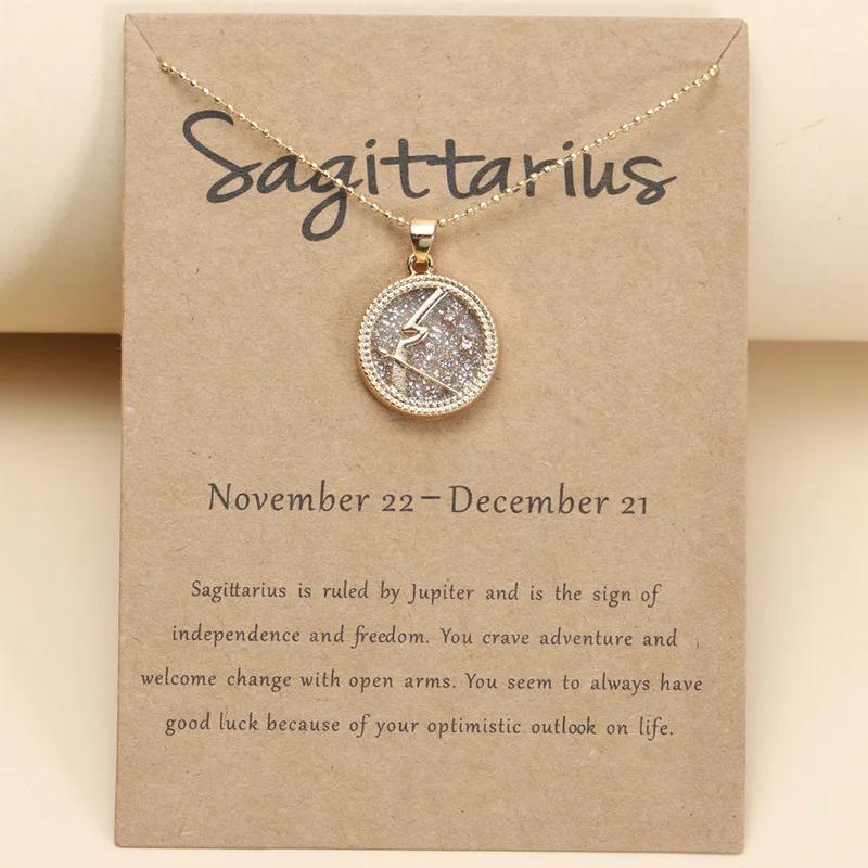 Day And Night Zodiac Sign Necklace For Women 12 Constellation Pendant Beads Chain Choker Female Birthday Jewelry Cardboard Card
Day And Night Zodiac Sign Necklace For Women 12 Constellation Pendant Beads Chain Choker Female Birthday Jewelry Cardboard Card