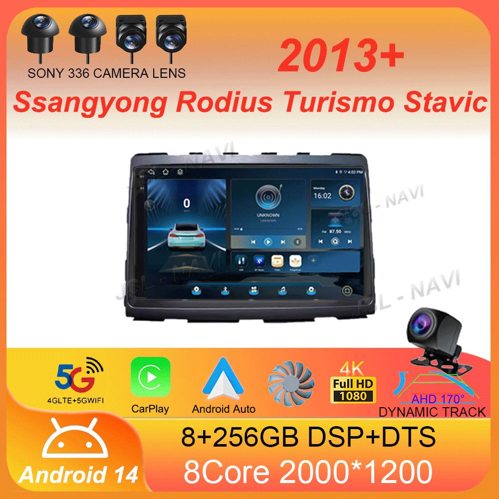 Для Ssangyong Rodius Turismo Stavic 2013+ Android 14 Радио Carplay Автомобильный мультимедийный проигрыватель Интеллектуальная система Автонавигация GPS
Для Ssangyong Rodius Turismo Stavic 2013+ Android 14 Радио Carplay Автомобильный мультимедийный проигрыватель Интеллектуальная система Автонавигация GPS
