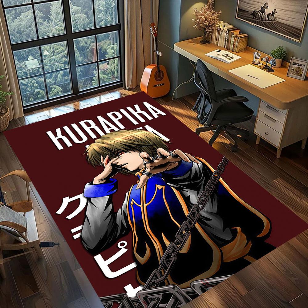 Hunter anime character Carpet for Living Room Bedroom Home Decor Cool Movie Mat Play Floor Mat 60x90cm
Hunter anime character Carpet for Living Room Bedroom Home Decor Cool Movie Mat Play Floor Mat 60x90cm
