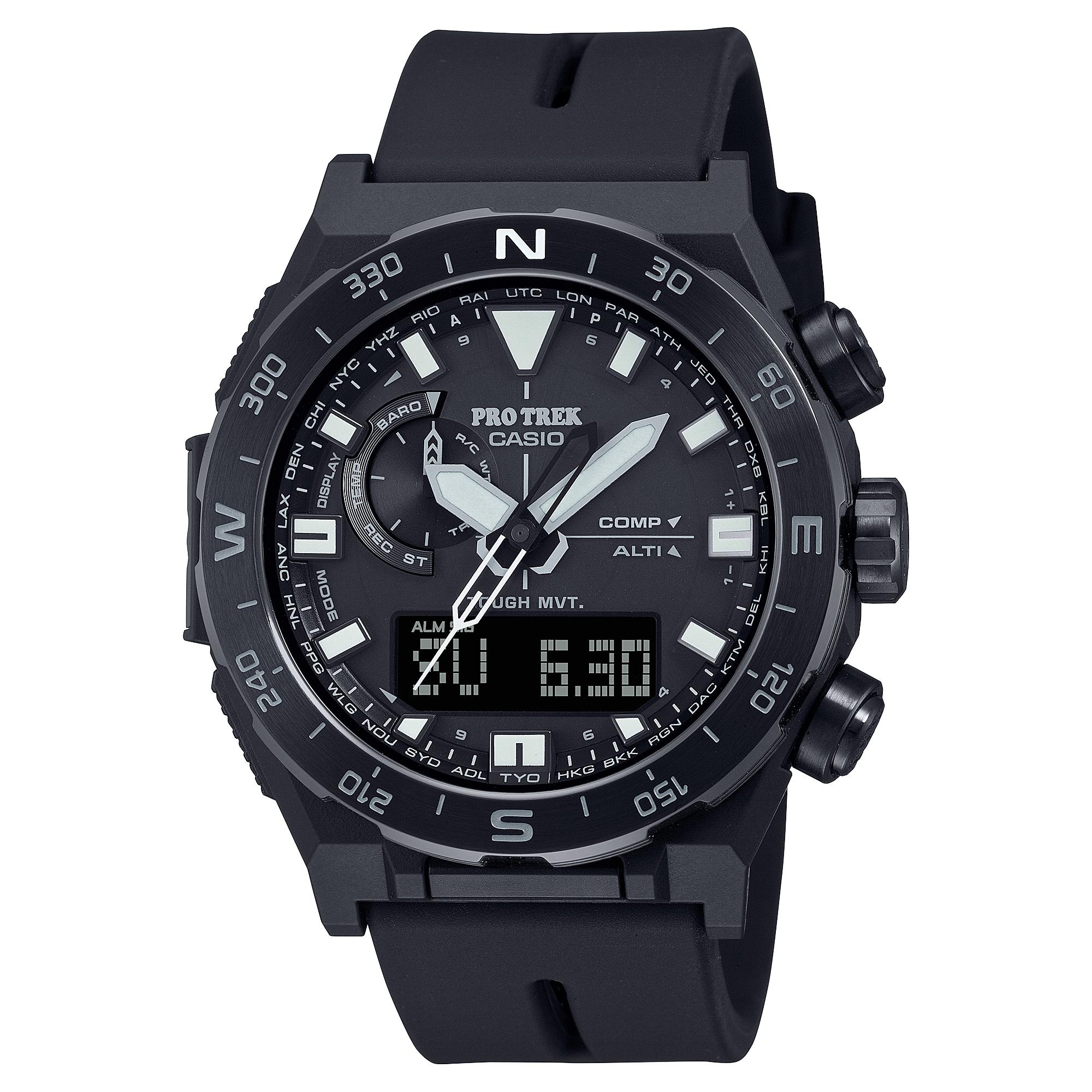 Чоловічий годинник Casio з нержавіючої сталі, водозахист 100 м, цифровий, з будильником, кварцовий, PRW-6800Y-1 сірий колір
Чоловічий годинник Casio з нержавіючої сталі, водозахист 100 м, цифровий, з будильником, кварцовий, PRW-6800Y-1 сірий колір