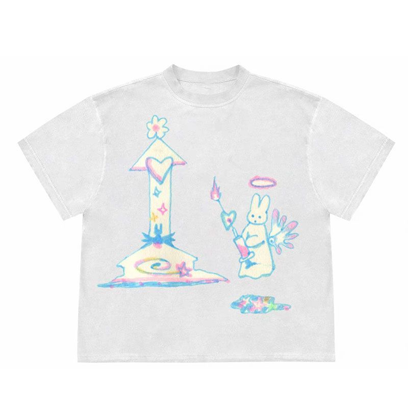 Men s and Women s Cotton T-shirt Tee Casuai Short Sleeve Crewneck Top Fashion Streetwear Autumn Shirt Graphic T Shirts Kawaii S
Men s and Women s Cotton T-shirt Tee Casuai Short Sleeve Crewneck Top Fashion Streetwear Autumn Shirt Graphic T Shirts Kawaii S