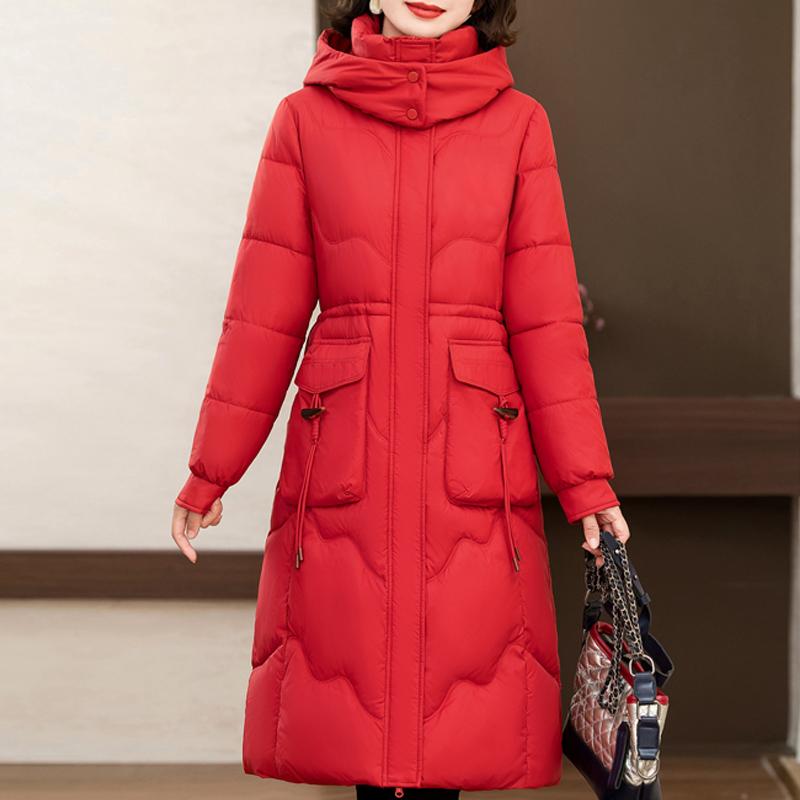 Модні зимові довгі парки великих розмірів Жіночі пальта з капюшоном Елегантні нові пальто Вільні товсті теплі жіночі куртки 4XL червоний
Модні зимові довгі парки великих розмірів Жіночі пальта з капюшоном Елегантні нові пальто Вільні товсті теплі жіночі куртки 4XL червоний