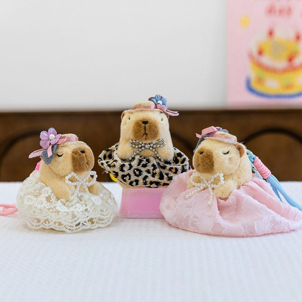 Plushies Doll Capybara Plush Dolls PP Cotton Capybara Plush Keychains Backpack Decor
Plushies Doll Capybara Plush Dolls PP Cotton Capybara Plush Keychains Backpack Decor