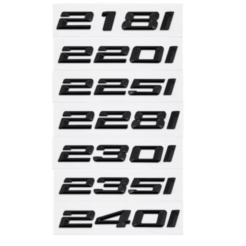3D ABS Car Trunk Letters Logo Decals Badge Emblem Sticker For BMW 2 Series 216i 218i 220i 225i 228i 230i 235i 240i F22 F23 F44 240i
3D ABS Car Trunk Letters Logo Decals Badge Emblem Sticker For BMW 2 Series 216i 218i 220i 225i 228i 230i 235i 240i F22 F23 F44 240i