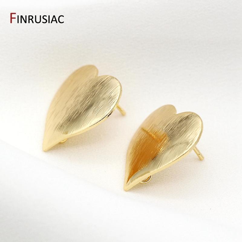 High Quality Brass Metal 14k Gold Plated Star/ Love Heart Post Earrings 925 Silver Needle Post Earring DIY Accessories 1 Pair
High Quality Brass Metal 14k Gold Plated Star/ Love Heart Post Earrings 925 Silver Needle Post Earring DIY Accessories 1 Pair