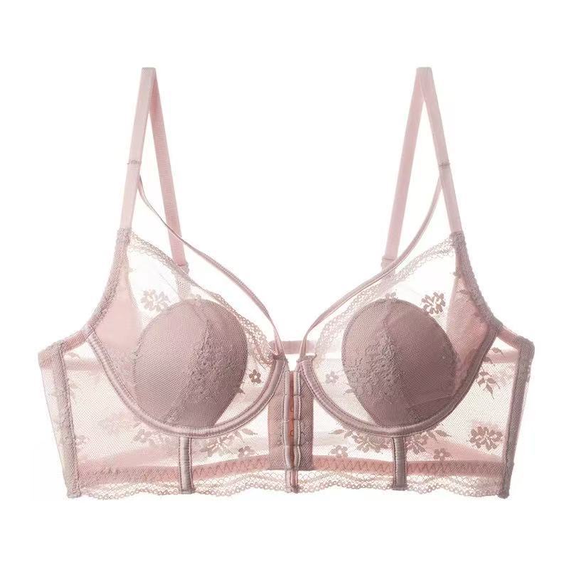 French front buckle ultra-thin rabbit ears anti-bumping point large chest small lace bra cover sexy beautiful back woman 32/70ABC розовый
French front buckle ultra-thin rabbit ears anti-bumping point large chest small lace bra cover sexy beautiful back woman 32/70ABC розовый