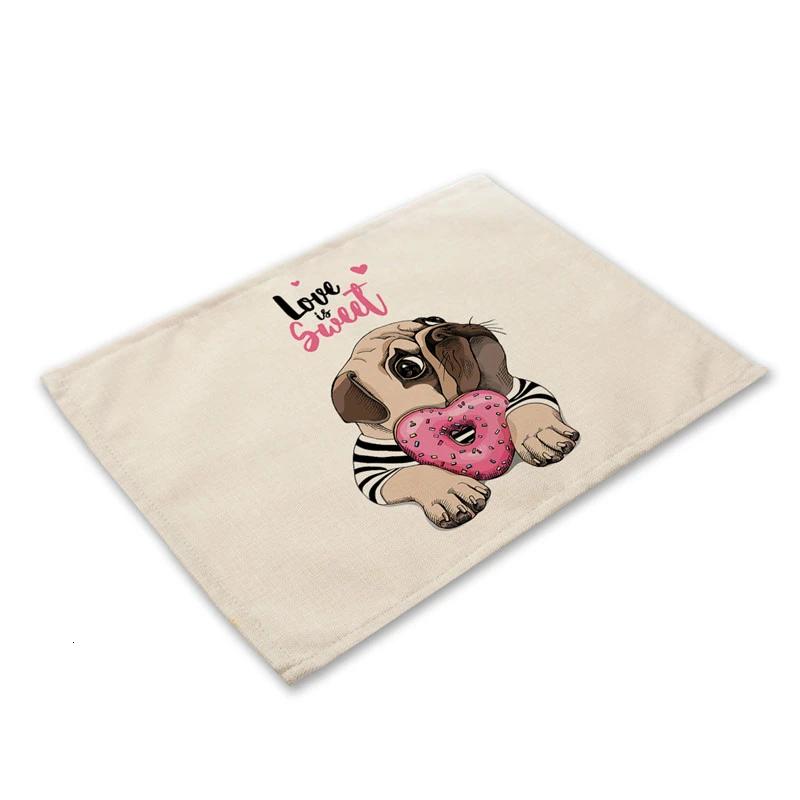 45x30cm Cute Pet Dog Linen Pad Dining Table Mats Drink Coaster Bowl Cup Mat Pattern Kitchen Placemat Home Decor Tabe Mats 2pcs 30x45cm
45x30cm Cute Pet Dog Linen Pad Dining Table Mats Drink Coaster Bowl Cup Mat Pattern Kitchen Placemat Home Decor Tabe Mats 2pcs 30x45cm