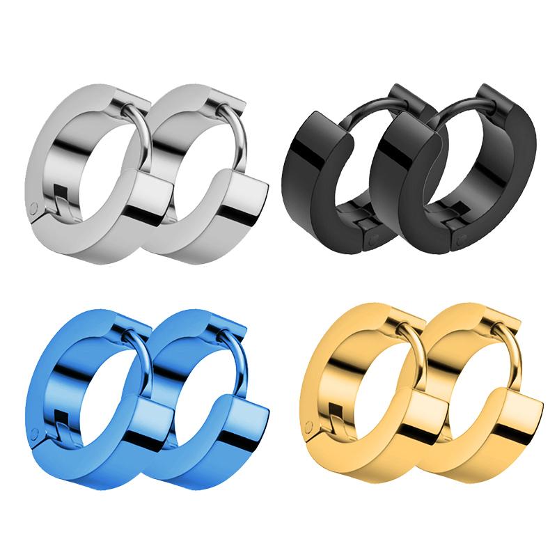 Hoop Earrings - Stainless Steel Earrings for Women and Man чорний
Hoop Earrings - Stainless Steel Earrings for Women and Man чорний