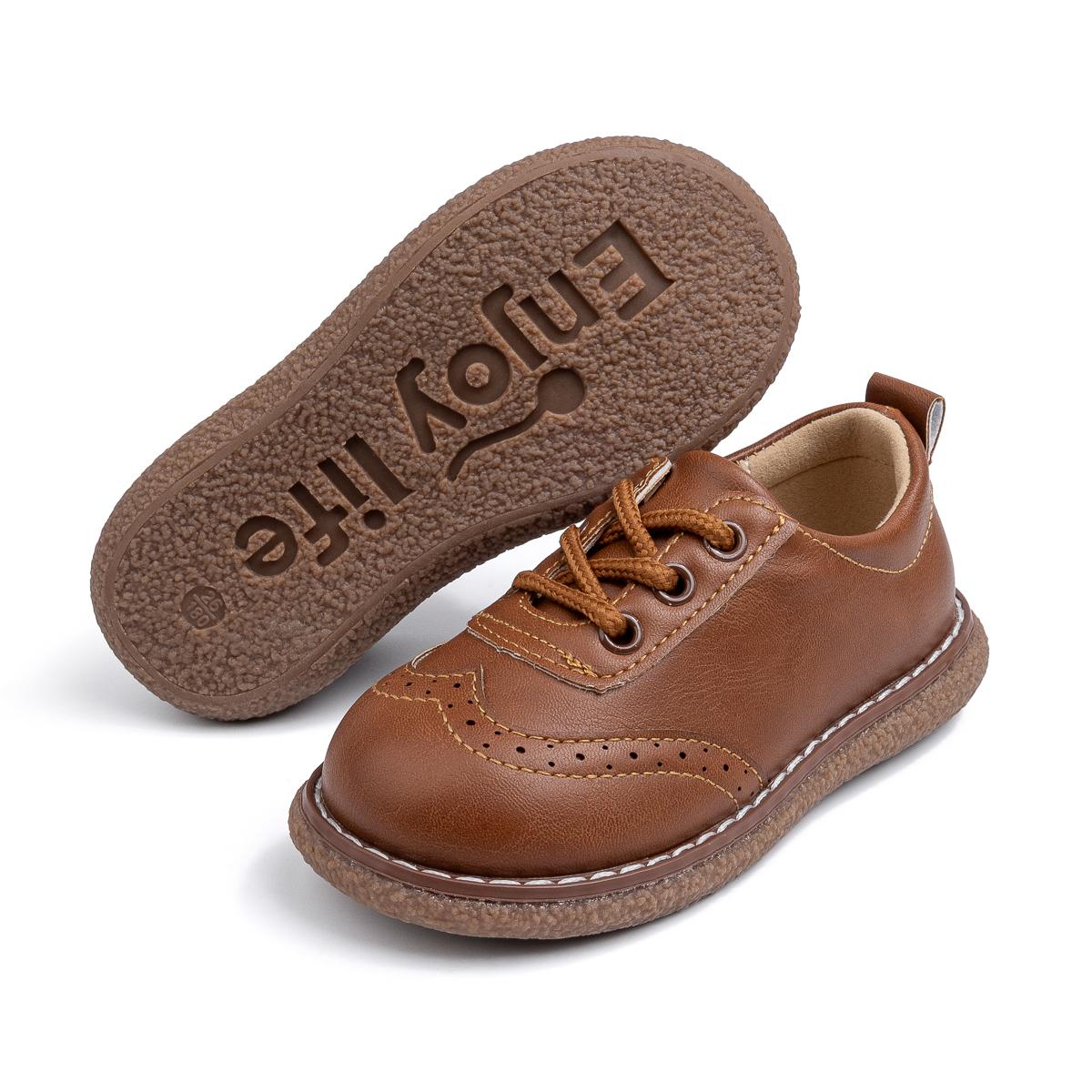 Children Retro Casual Leather Shoes Comfortable Breathable Rubber Soft Anti-Slip Flat Sole Lace Up Solid Color Flats Shoe 25
Children Retro Casual Leather Shoes Comfortable Breathable Rubber Soft Anti-Slip Flat Sole Lace Up Solid Color Flats Shoe 25