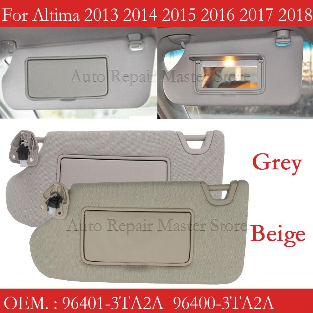 96401-3TA2A 96400-3TA2A для Nissan Altima 2013 2014 2015 2016 2017 2018 автомобильный солнцезащитный козырек серый бежевый левый правый водитель со стороны пассажира
96401-3TA2A 96400-3TA2A для Nissan Altima 2013 2014 2015 2016 2017 2018 автомобильный солнцезащитный козырек серый бежевый левый правый водитель со стороны пассажира