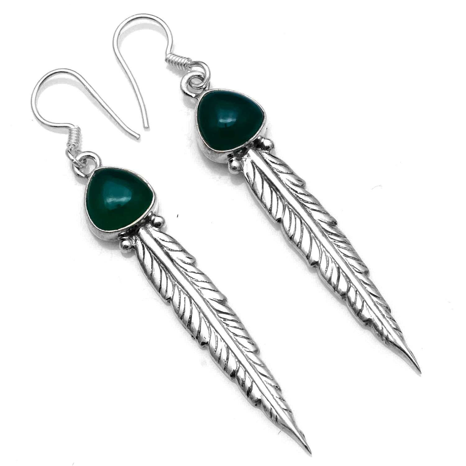 Green Onyx Gemstone Earrings Solid 925 Sterling Silver Handmade Earrings Jewelry Gift For Women And Girls E-931
Green Onyx Gemstone Earrings Solid 925 Sterling Silver Handmade Earrings Jewelry Gift For Women And Girls E-931
