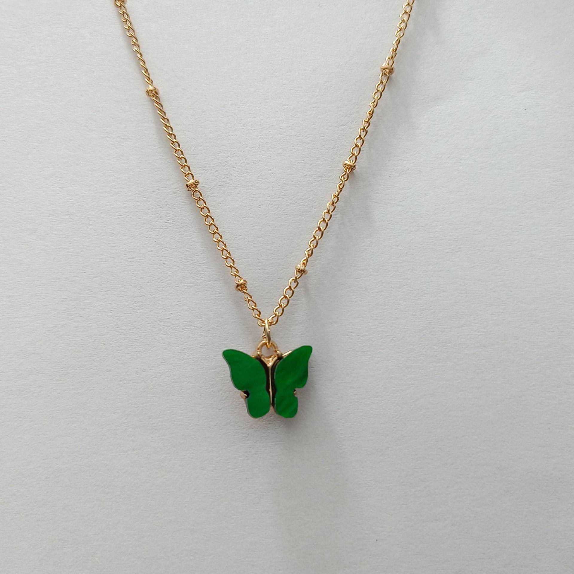 Colorful Butterfly Pendant Necklace - Women s Trendy Fragrant Style зелений
Colorful Butterfly Pendant Necklace - Women s Trendy Fragrant Style зелений