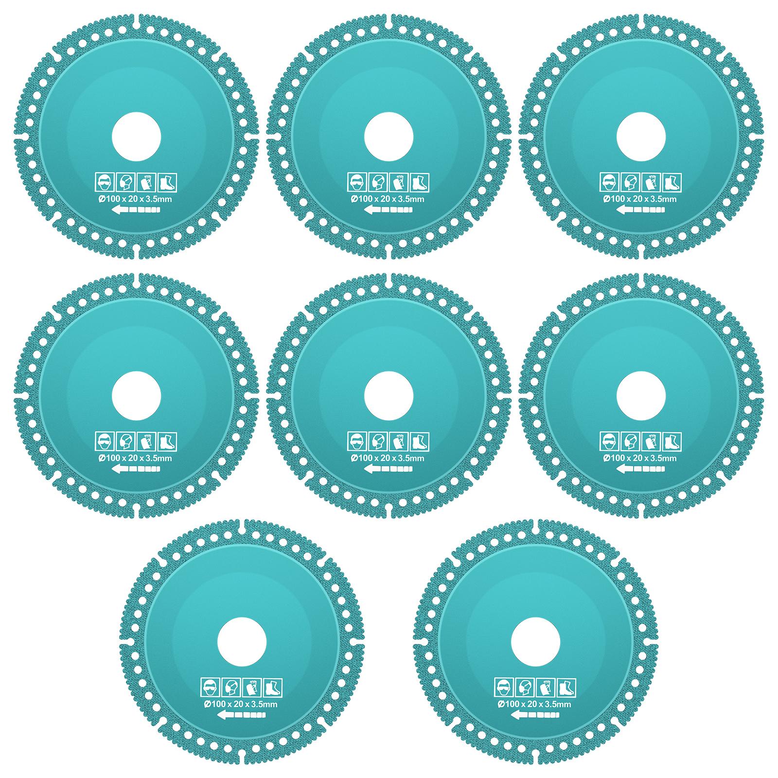 8Pcs Diamond Blade for Porcelain Ceramic Granite Marble Tile Glass Metal Wood Smooth Cutting Wheel Disc for Angle Grinder
8Pcs Diamond Blade for Porcelain Ceramic Granite Marble Tile Glass Metal Wood Smooth Cutting Wheel Disc for Angle Grinder