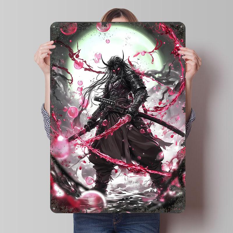 Red Energy Japanese Samurai Tin Plaque Poster Customized Wall Art Retro Vintage Metal Signs for Man Cave Room Decoration Decor 20x30cm(7.8x11.8inch)
Red Energy Japanese Samurai Tin Plaque Poster Customized Wall Art Retro Vintage Metal Signs for Man Cave Room Decoration Decor 20x30cm(7.8x11.8inch)