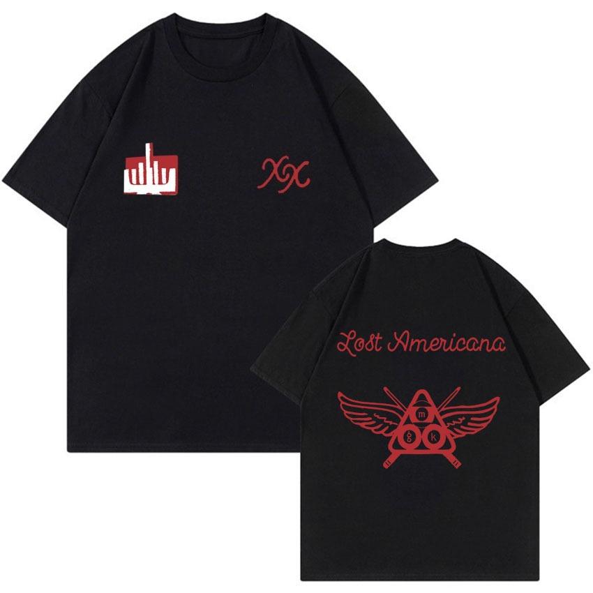 2026 Top Mgk Lost Americana Tour Printed Y2K Tshirt Men Trendy Gothic Summer Printed Pure Cotton Shortsleeved top y2k ins 4XL
2026 Top Mgk Lost Americana Tour Printed Y2K Tshirt Men Trendy Gothic Summer Printed Pure Cotton Shortsleeved top y2k ins 4XL