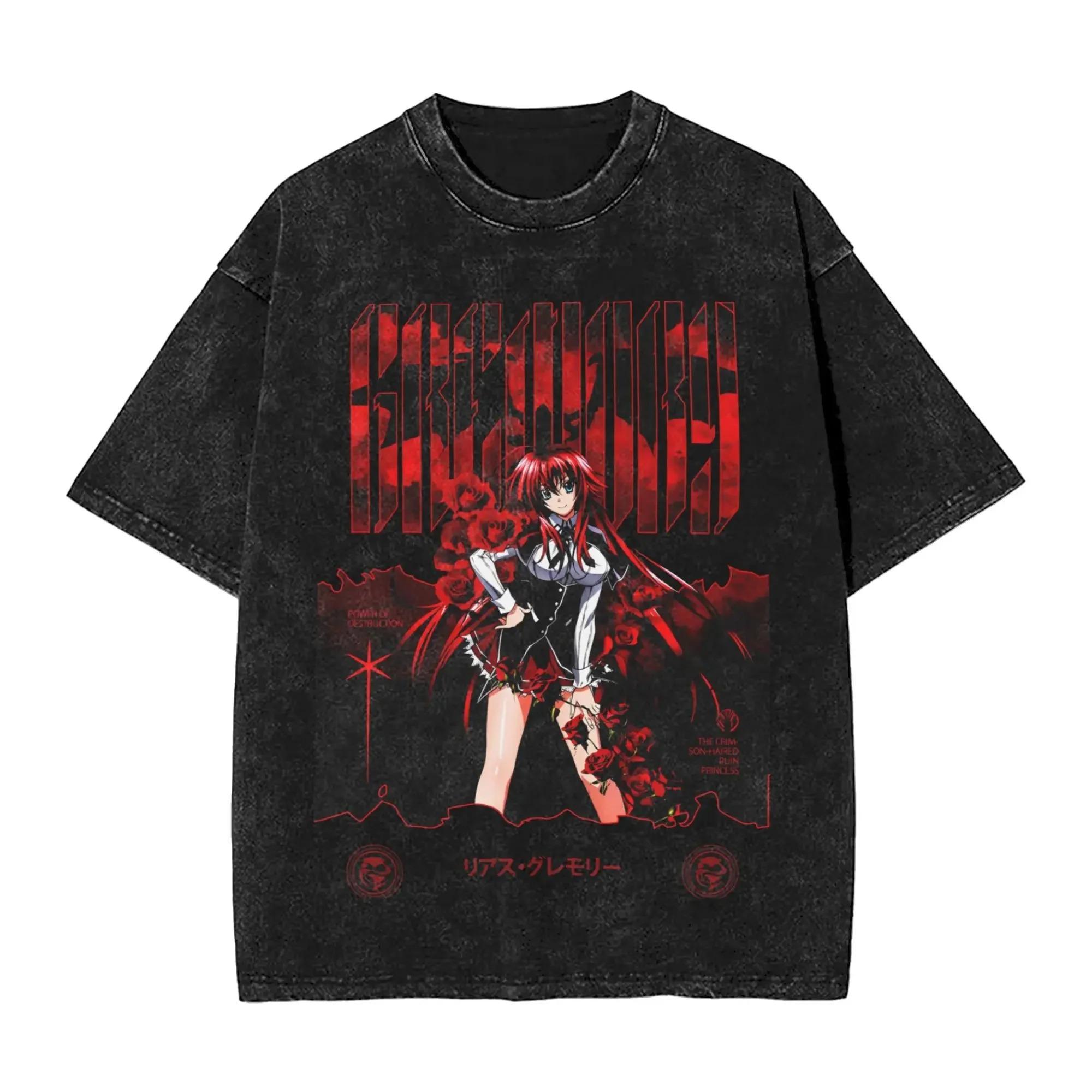 Hot Sale High School DxD Rias Gremory Merch Vintage Washed TShirt Women Unisex Streetwear Fashion Cotton Oversized Summer New Tee S
Hot Sale High School DxD Rias Gremory Merch Vintage Washed TShirt Women Unisex Streetwear Fashion Cotton Oversized Summer New Tee S