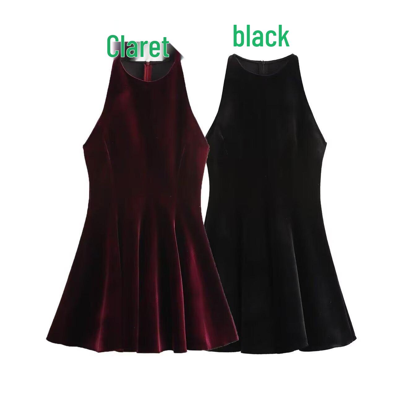 Retro Elegant Velvet A-Line Little Black Dress - Sleeveless, Slim Fit with Round Neck and High Waist Design. L чёрный
Retro Elegant Velvet A-Line Little Black Dress - Sleeveless, Slim Fit with Round Neck and High Waist Design. L чёрный