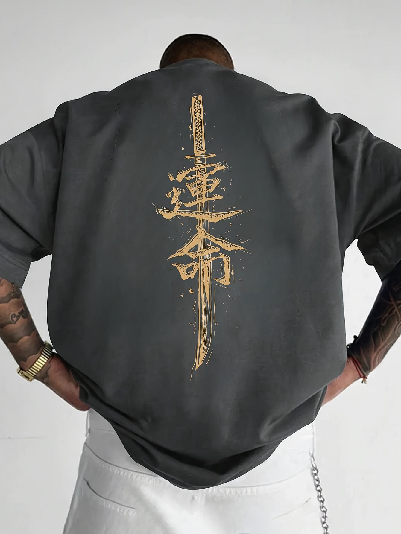 Japanese Samurai Sword Print 100 Cotton Trend Men Women Tshirt Summer Autumn Daily Outdoor Sports Party Casual Short Sleeve 3XL
Japanese Samurai Sword Print 100 Cotton Trend Men Women Tshirt Summer Autumn Daily Outdoor Sports Party Casual Short Sleeve 3XL