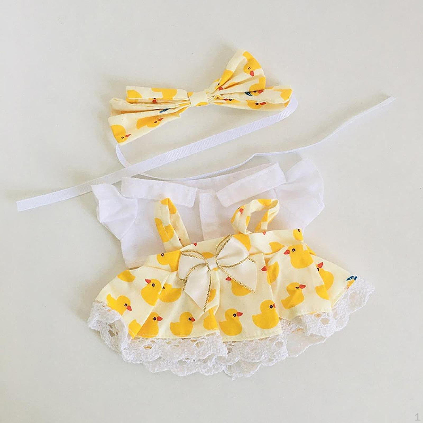 3 предмета одежды для мини-кукол 20 см, плюшевая юбка, рубашка и повязка на голову, наряды для девочек Duck Pattern
3 предмета одежды для мини-кукол 20 см, плюшевая юбка, рубашка и повязка на голову, наряды для девочек Duck Pattern