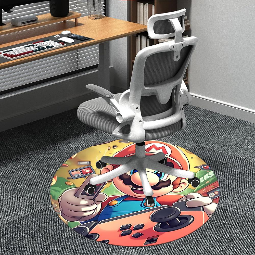 1pc Mario Gamer Office Round Area Rug, Under Office Chairs Bedroom Living Room Home Decor a0926198 80cm by 80cm
1pc Mario Gamer Office Round Area Rug, Under Office Chairs Bedroom Living Room Home Decor a0926198 80cm by 80cm