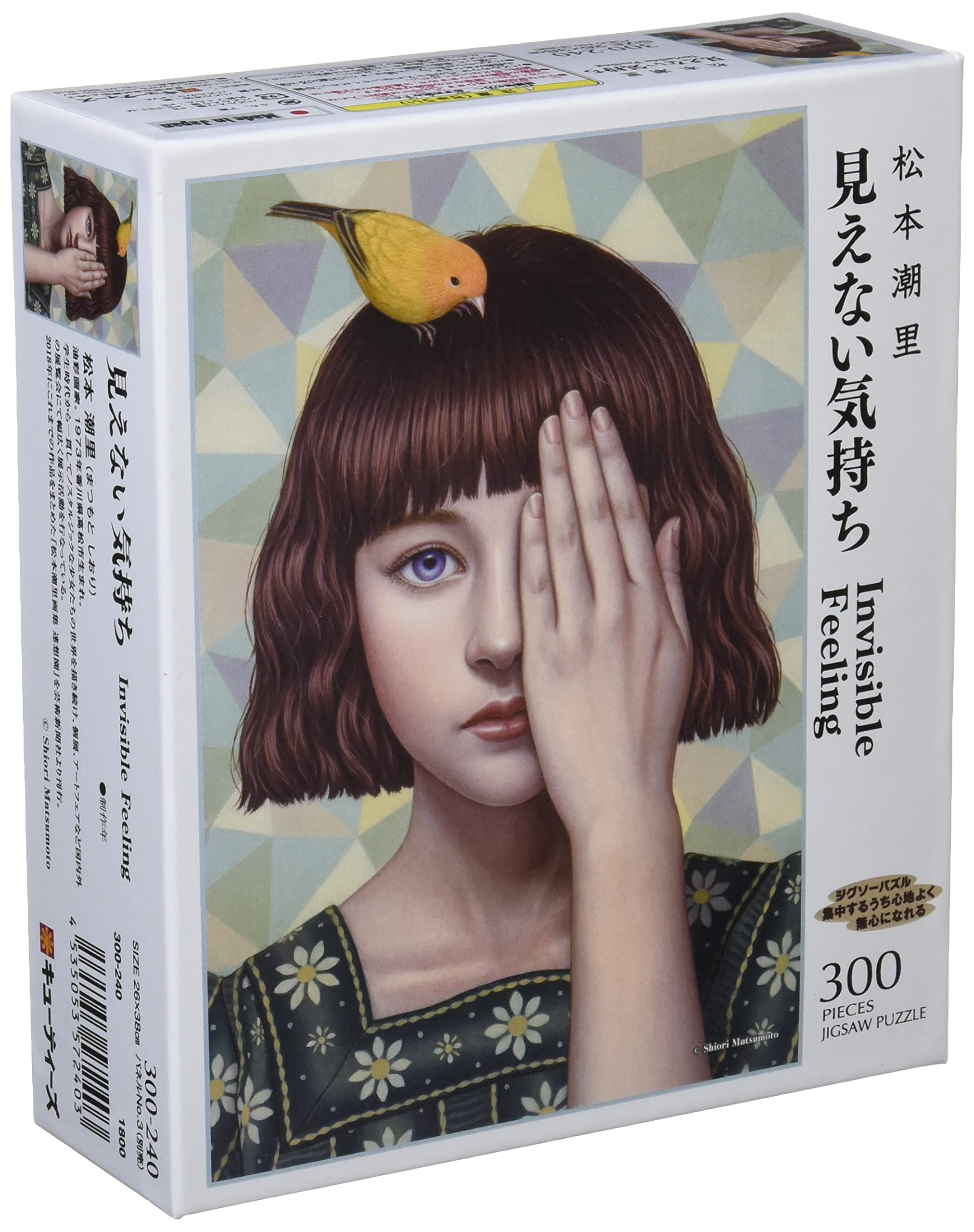 Пазл из 300 деталей от Сиори Мацумото, Невидимые чувства (26 х 38 см)
Пазл из 300 деталей от Сиори Мацумото, Невидимые чувства (26 х 38 см)