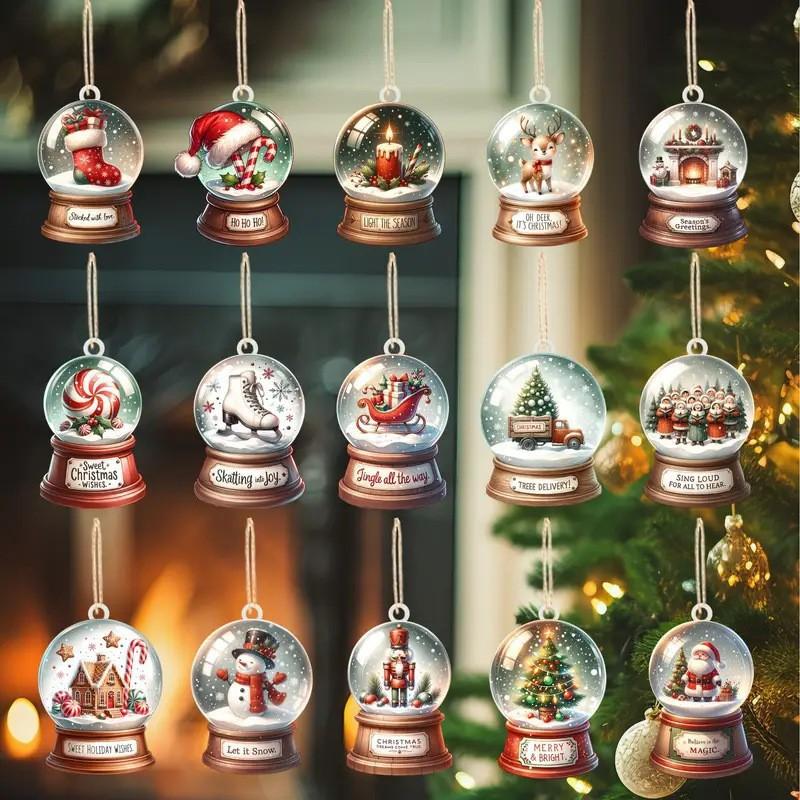 15-60PCS Wooden Christmas Crystal Ball Hanging Pendent Snowflakes Elk Ornaments for Xmas Tree New Year Party Home Decor Supplies 1set- (15pcs)
15-60PCS Wooden Christmas Crystal Ball Hanging Pendent Snowflakes Elk Ornaments for Xmas Tree New Year Party Home Decor Supplies 1set- (15pcs)