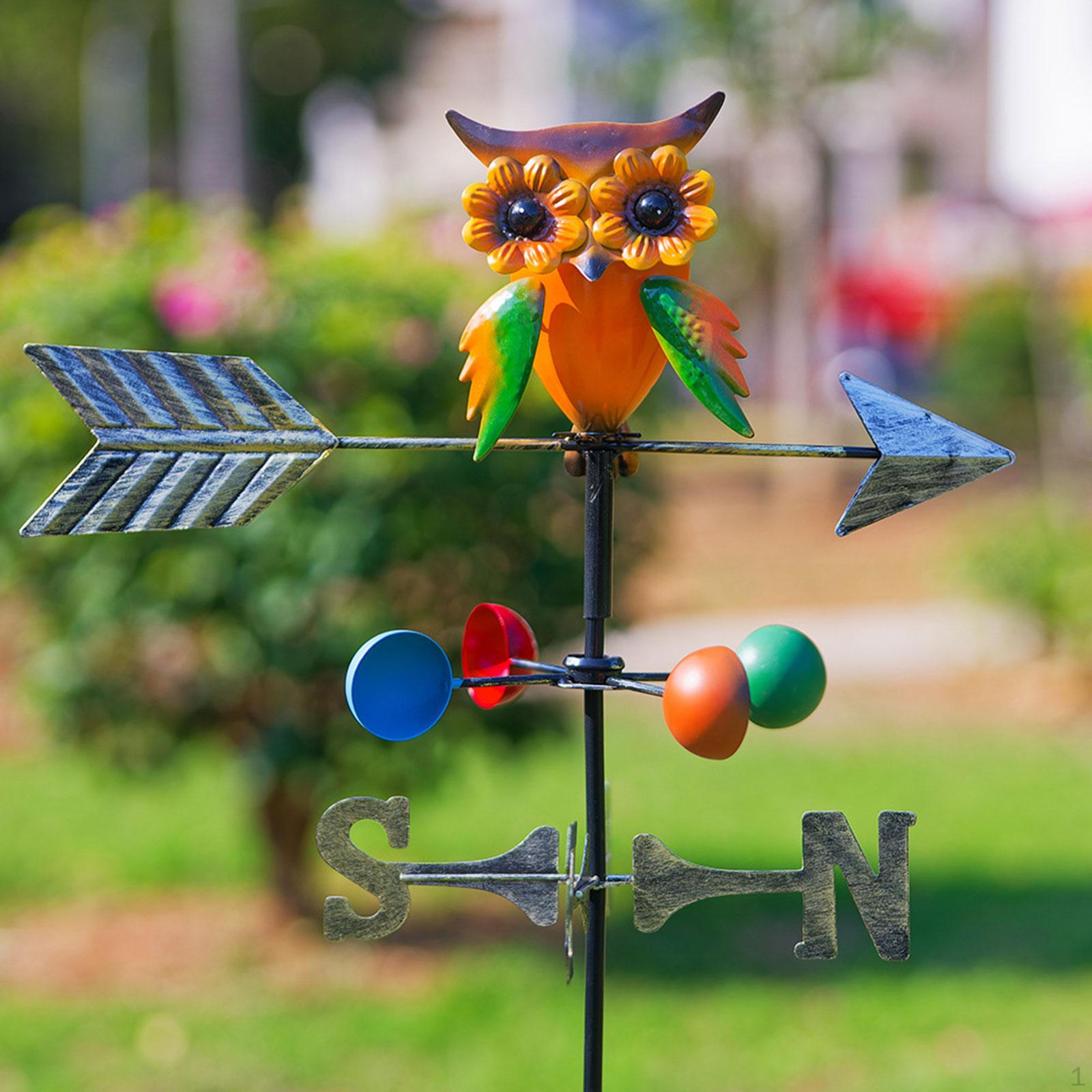 Флюгер Сова Указатель направления ветра Железо со штырем с 3 зубцами Декор Флюгер для улицы
Флюгер Сова Указатель направления ветра Железо со штырем с 3 зубцами Декор Флюгер для улицы