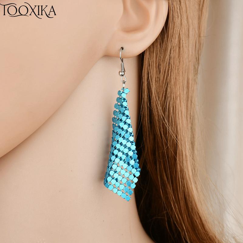 Tooxika New Style Exaggerated Sequin Earrings Multi-color Large Area Sequin Ear Hooks Versatile Metal Earrings For Women
Tooxika New Style Exaggerated Sequin Earrings Multi-color Large Area Sequin Ear Hooks Versatile Metal Earrings For Women