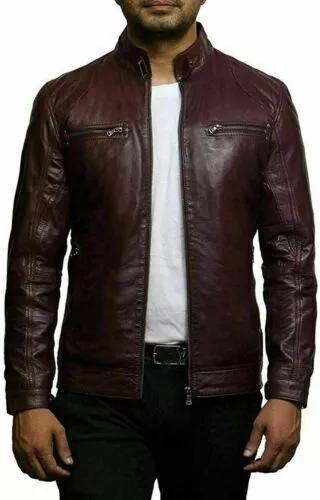 Men s Burgundy Biker Genuine Soft Decent Lambskin Handmade Original Leather Bomber Jacket S
Men s Burgundy Biker Genuine Soft Decent Lambskin Handmade Original Leather Bomber Jacket S
