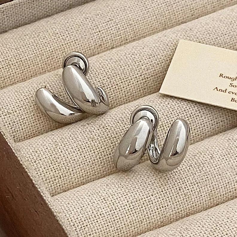 PONYKISS Silver Needle Smooth Surface Geometric Stud Earrings for Women Minimalist Trendy Fashion Accessories
PONYKISS Silver Needle Smooth Surface Geometric Stud Earrings for Women Minimalist Trendy Fashion Accessories