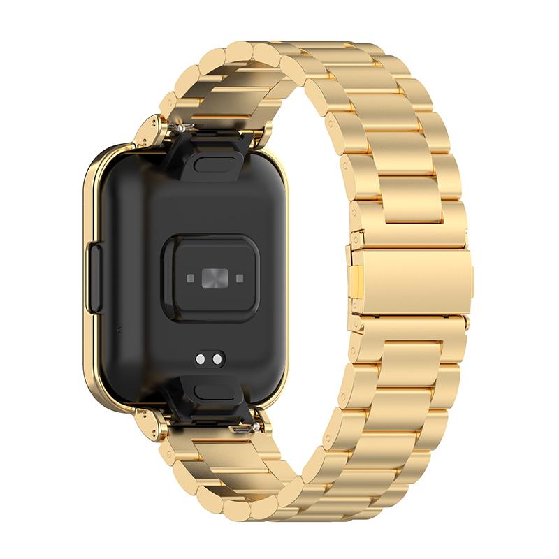 For Xiaomi Redmi Watch 2 Lite Replacement Stainless Steel Three Beads Wrist Strap with Watch Case Protector Rose Gold
For Xiaomi Redmi Watch 2 Lite Replacement Stainless Steel Three Beads Wrist Strap with Watch Case Protector Rose Gold