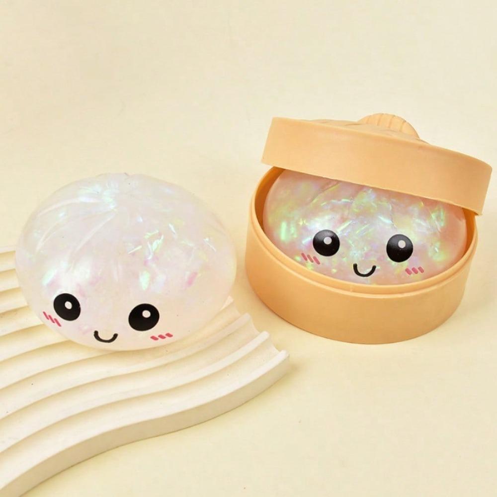 Kids Childrens Squishy Realistic Glitter Dumpling Squeeze Toy Soft TPR Transparent Ribbon Stress Ball Decompression Fidget Toy for Adults
Kids Childrens Squishy Realistic Glitter Dumpling Squeeze Toy Soft TPR Transparent Ribbon Stress Ball Decompression Fidget Toy for Adults