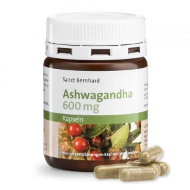 St. Bernhard Ashwagandha 60 Capsules
St. Bernhard Ashwagandha 60 Capsules