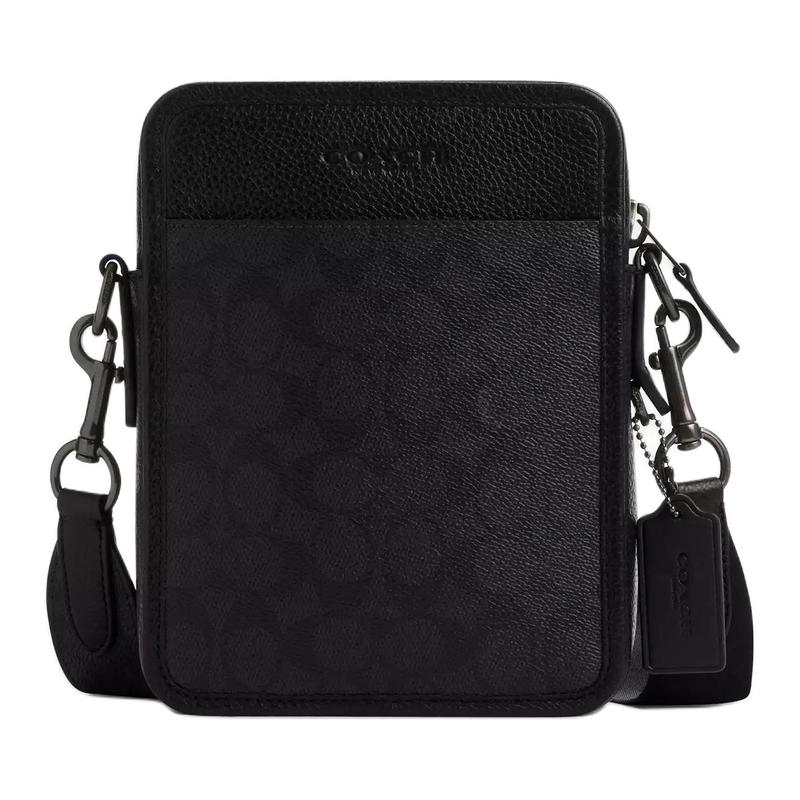 COACH Sullivan 16 Zip closure branded charm coated canvas crossbody shoulder bag small men s charcoal and black чёрный
COACH Sullivan 16 Zip closure branded charm coated canvas crossbody shoulder bag small men s charcoal and black чёрный