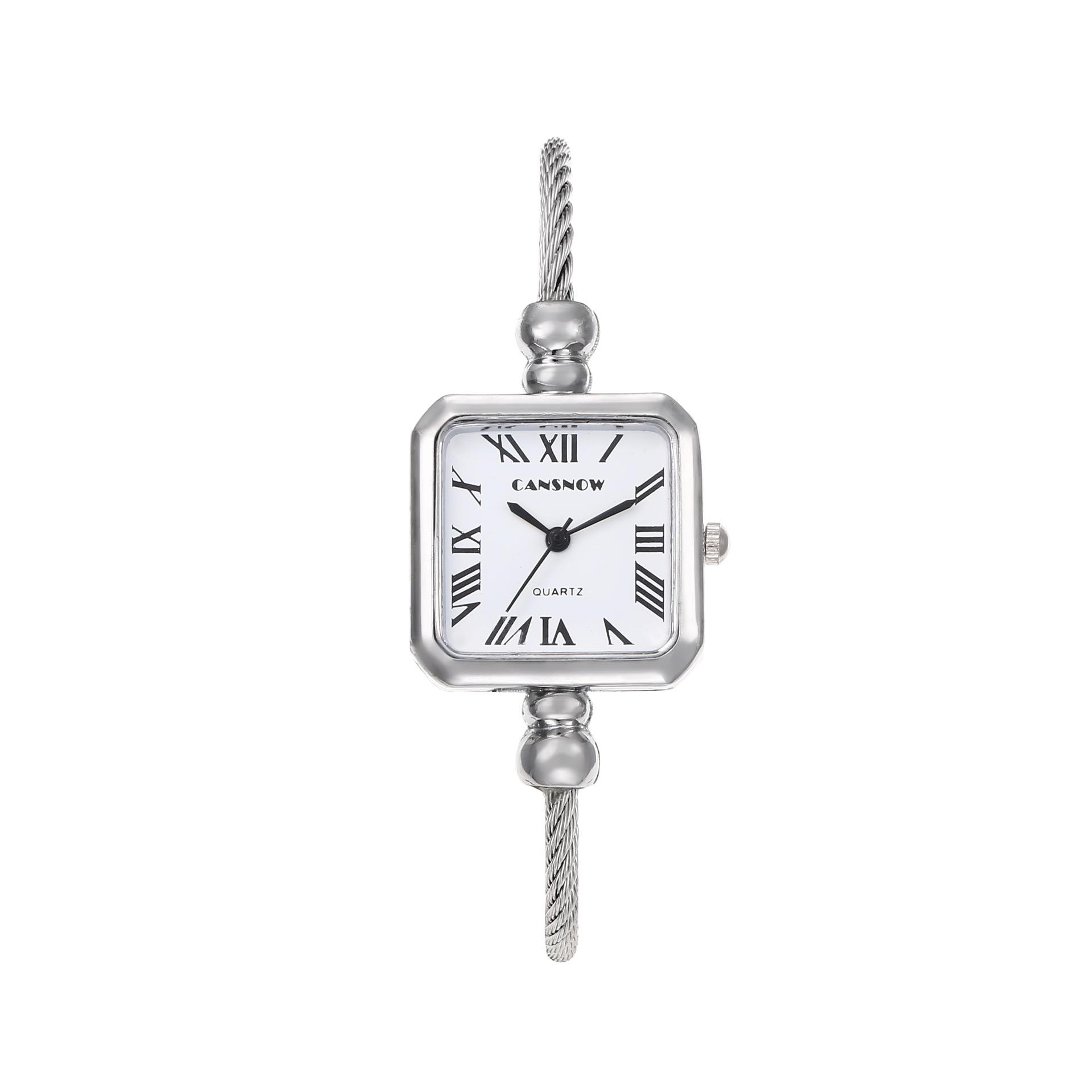 CANSNOW Luxury Fashions quare Watch For Women Bracelet Creative Girl Student Quartz Wristwatches Gift серебряный/белый
CANSNOW Luxury Fashions quare Watch For Women Bracelet Creative Girl Student Quartz Wristwatches Gift серебряный/белый