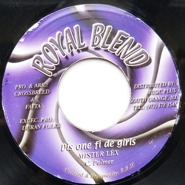 7-дюймовая запись MR. LEXX Dis One Fi De Girls NONE Royal Blend 2002 Ямайка Регги Ска Даб Б/у
7-дюймовая запись MR. LEXX Dis One Fi De Girls NONE Royal Blend 2002 Ямайка Регги Ска Даб Б/у