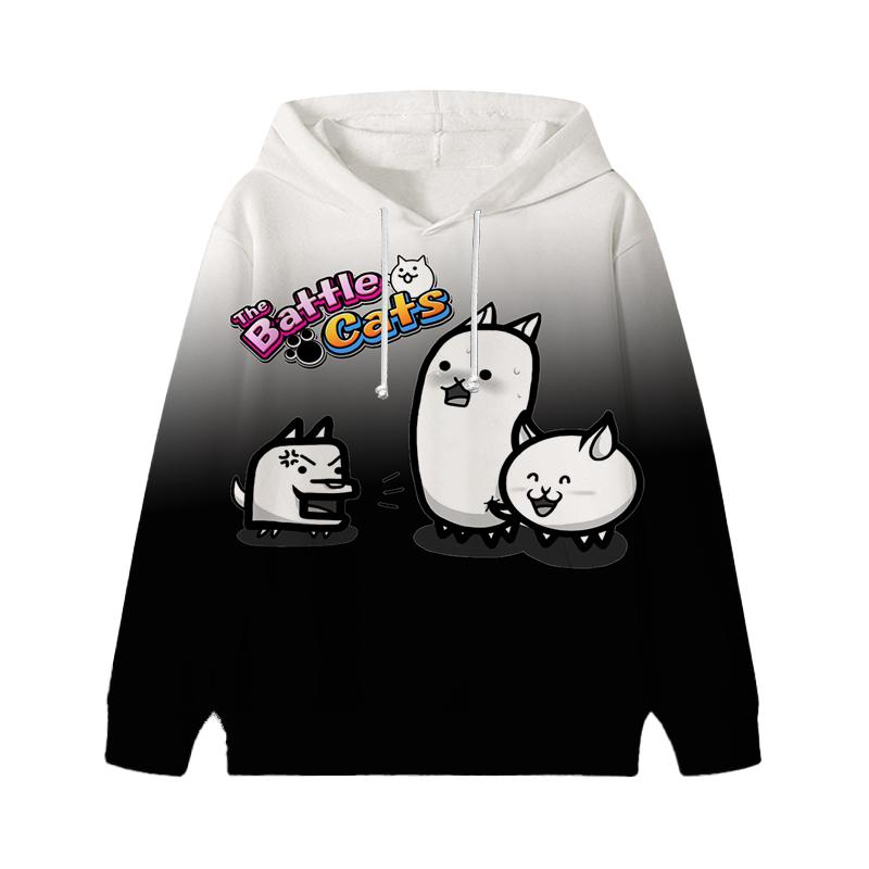 The Battle Cats Дитячі толстовки Дитячий пуловер Повсякденний одяг Дитяча дівчинка Хлопчик Мультфільм Kawaii Топи Світшоти 140 aero синього кольору
The Battle Cats Дитячі толстовки Дитячий пуловер Повсякденний одяг Дитяча дівчинка Хлопчик Мультфільм Kawaii Топи Світшоти 140 aero синього кольору