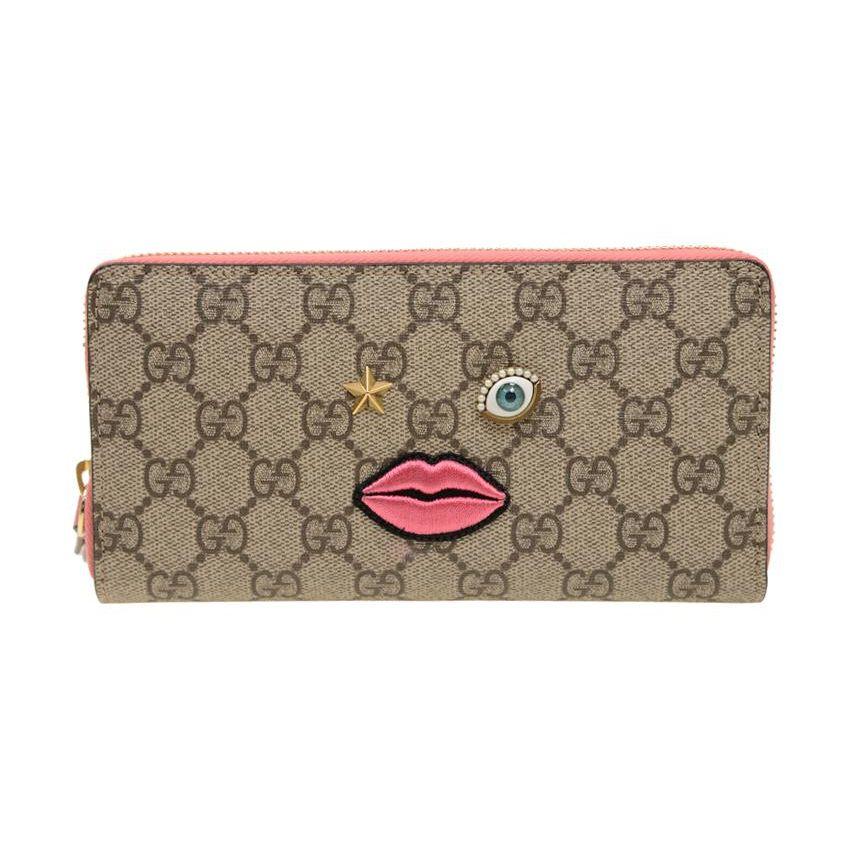 Gucci GG Supreme Lips Eye Star Print Zip Around Long Wallet For Women Daily Use Box(Basic Set+Box)
Gucci GG Supreme Lips Eye Star Print Zip Around Long Wallet For Women Daily Use Box(Basic Set+Box)