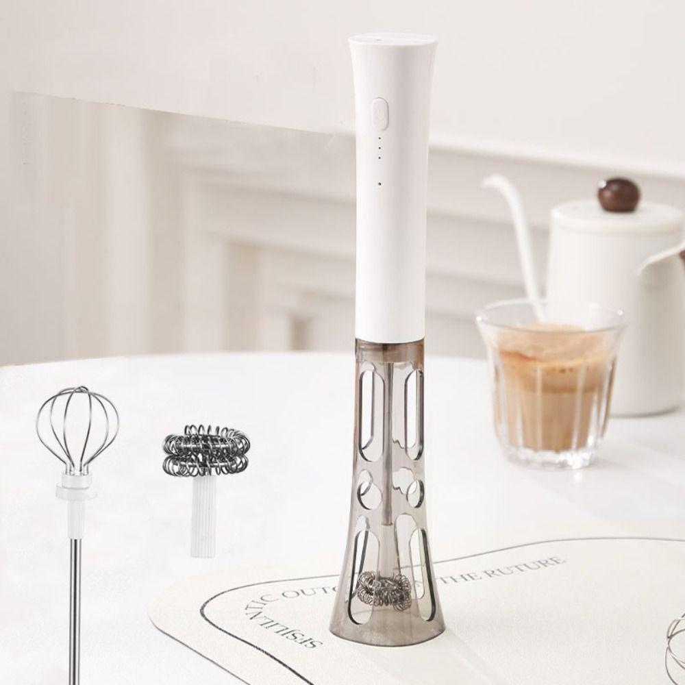 USB Rechargeable Coffee Whisk Handheld Egg Beater Blender Electric Milk Frother Baking білий
USB Rechargeable Coffee Whisk Handheld Egg Beater Blender Electric Milk Frother Baking білий