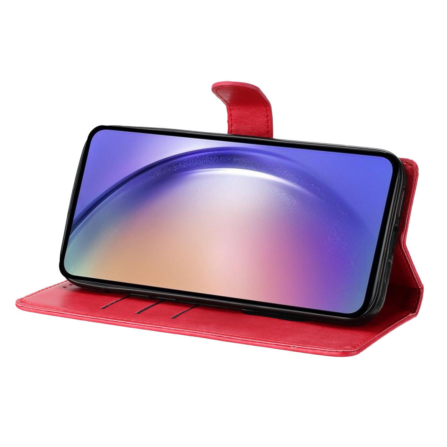 For Samsung Galaxy A06 4G Wallet Phone Case Butterfly Floral Imprint Leather Flip Cover Red 
For Samsung Galaxy A06 4G Wallet Phone Case Butterfly Floral Imprint Leather Flip Cover Red