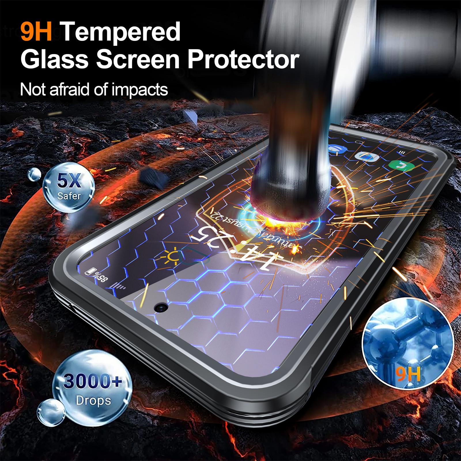 For Samsung Galaxy S24 FE Magnetic Case PC+TPU Phone Cover with Tempered Glass Screen Film Purple
For Samsung Galaxy S24 FE Magnetic Case PC+TPU Phone Cover with Tempered Glass Screen Film Purple