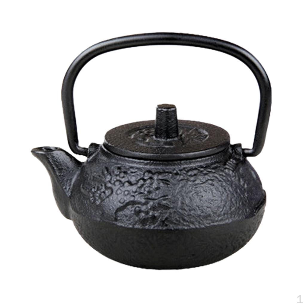 Iron Tea Kettle Loose Leaf Brewing Teapot Japanese Ceremony Black C
Iron Tea Kettle Loose Leaf Brewing Teapot Japanese Ceremony Black C